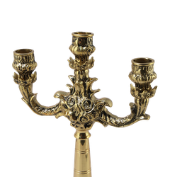 Bello De Bronze Каминные часы с маятником с канделябрами "Олеандр"