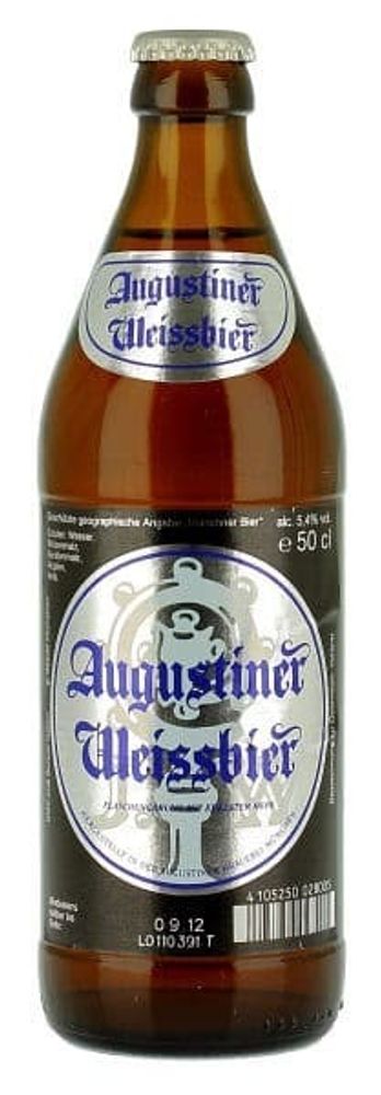 Пиво Августинер Вайсбир / Augustiner Weissbier 0.5 - стекло
