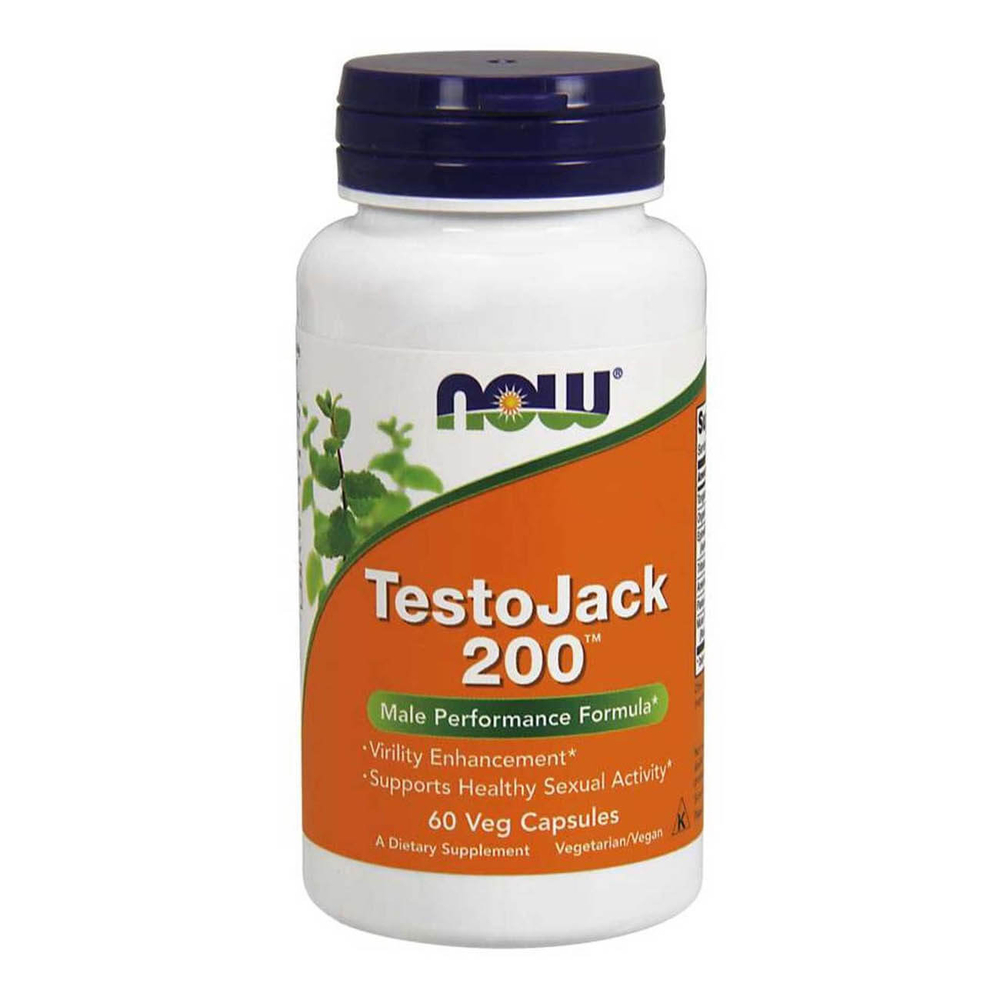 TestoJack, NOW foods 60 caps.