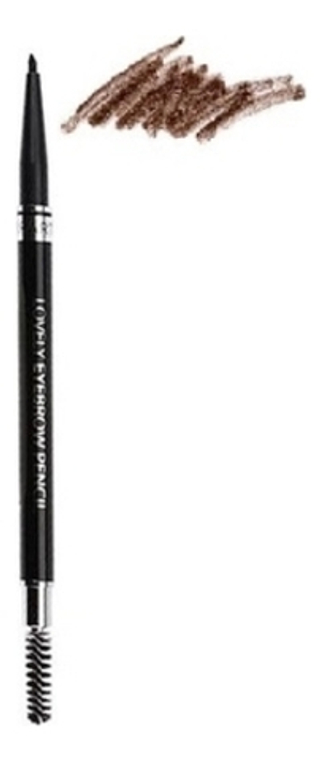 TONYMOLY Карандаш для бровей - LOVELY EYEBROW PENCIL 5-3 GREY BROWN,0.1г