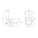 Унитаз-компакт "Нео Лайт" М/Л(кос.вып, нижн.подв,2-кн.арм, Oliveira,дюро/лифт/съём сид.)(Santek)