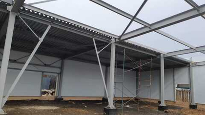 Поставка и монтаж плоской кровли из ПВХ мембраны (система СМАРТ) магазин г. Дегтярск