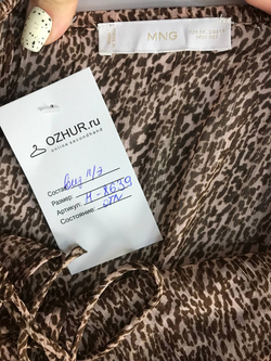 Платье Mango для яркого образа, маркировка XL, визуально на 50 размер