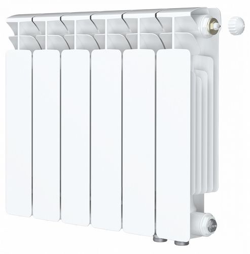 Радиатор Rifar Base Ventil 350 - 6 секций подключение нижнее (правое)