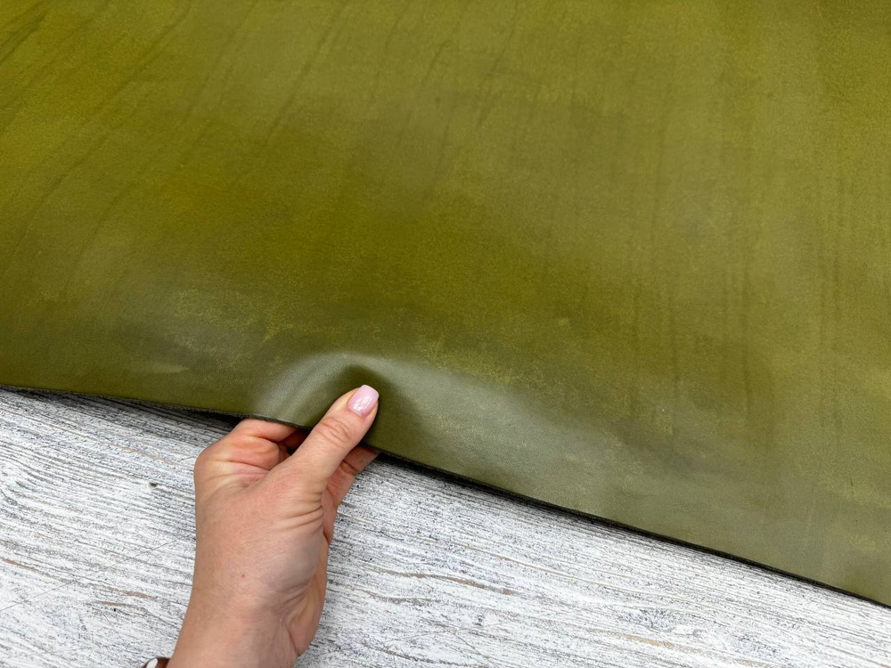 Etrusco Green (1,5-1,7 мм), цв. Зеленый, натуральная кожа