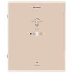 Тетрадь А5 48 л. BRAUBERG скоба, клетка, обложка картон, "Natural", 404359, 1шт