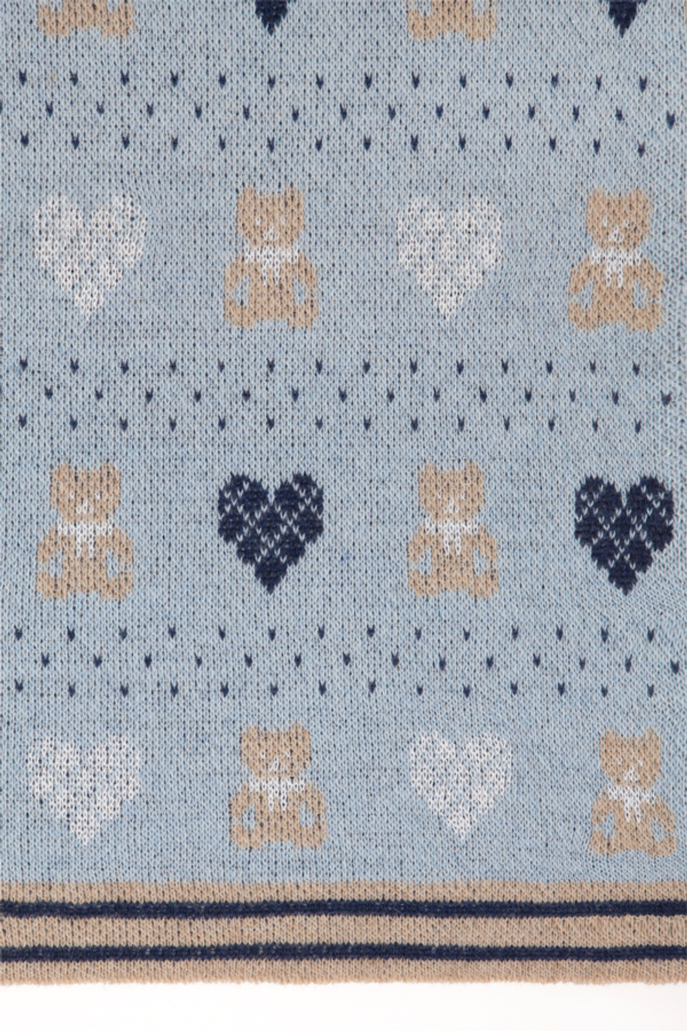 Элитный плед детский Lux Bear голубой от Luxberry Португалия