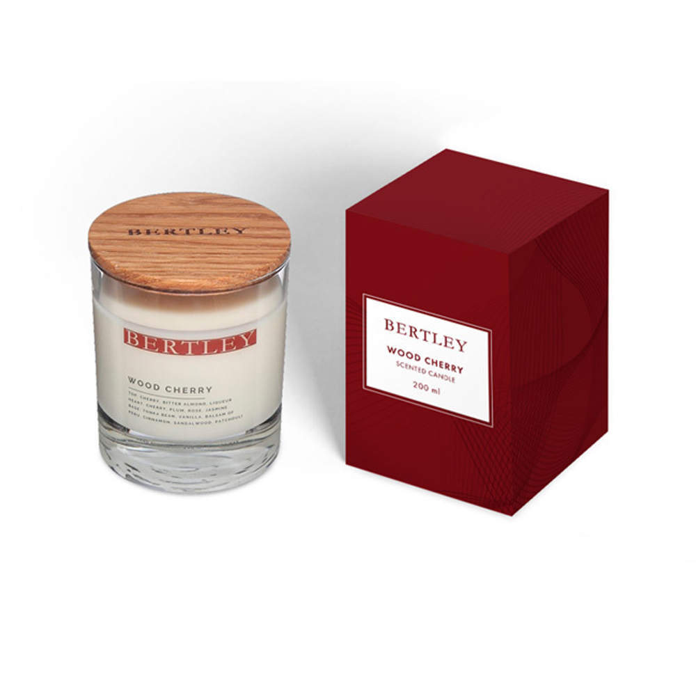 Ароматическая свеча Bertley Wood Cherry, вишня
