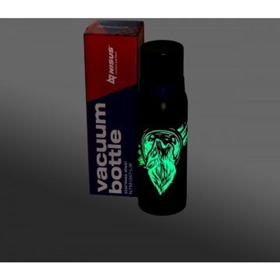 Термос NISUS 1200ML N.TM-047-LW  Волк (2 крышки-кружки)