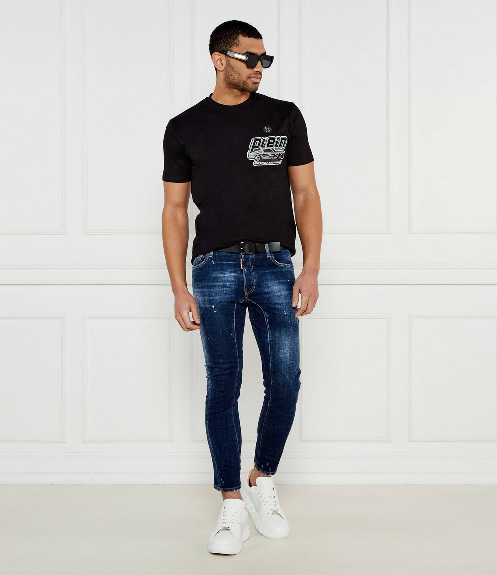 Футболка Cars Racing Philipp Plein - черный(MTK8132 PJY002N)