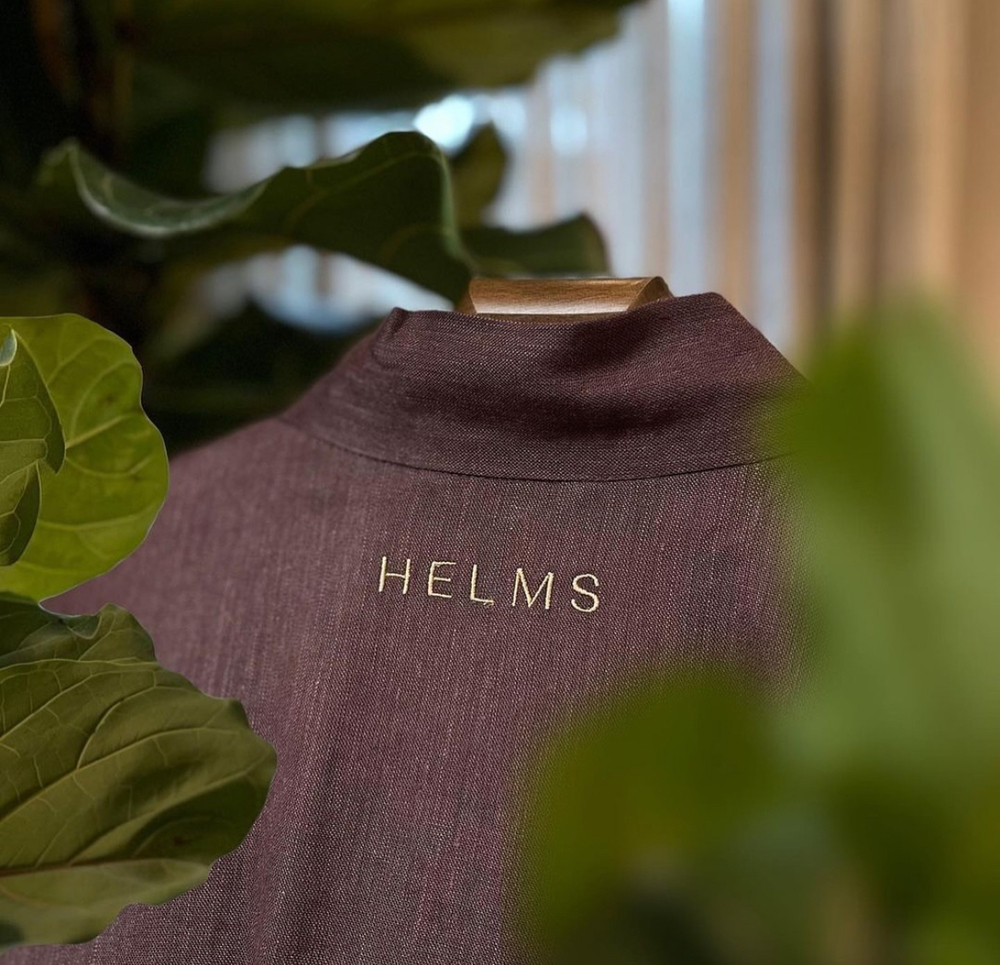 Кимоно изо льна в цвете Wild Plum