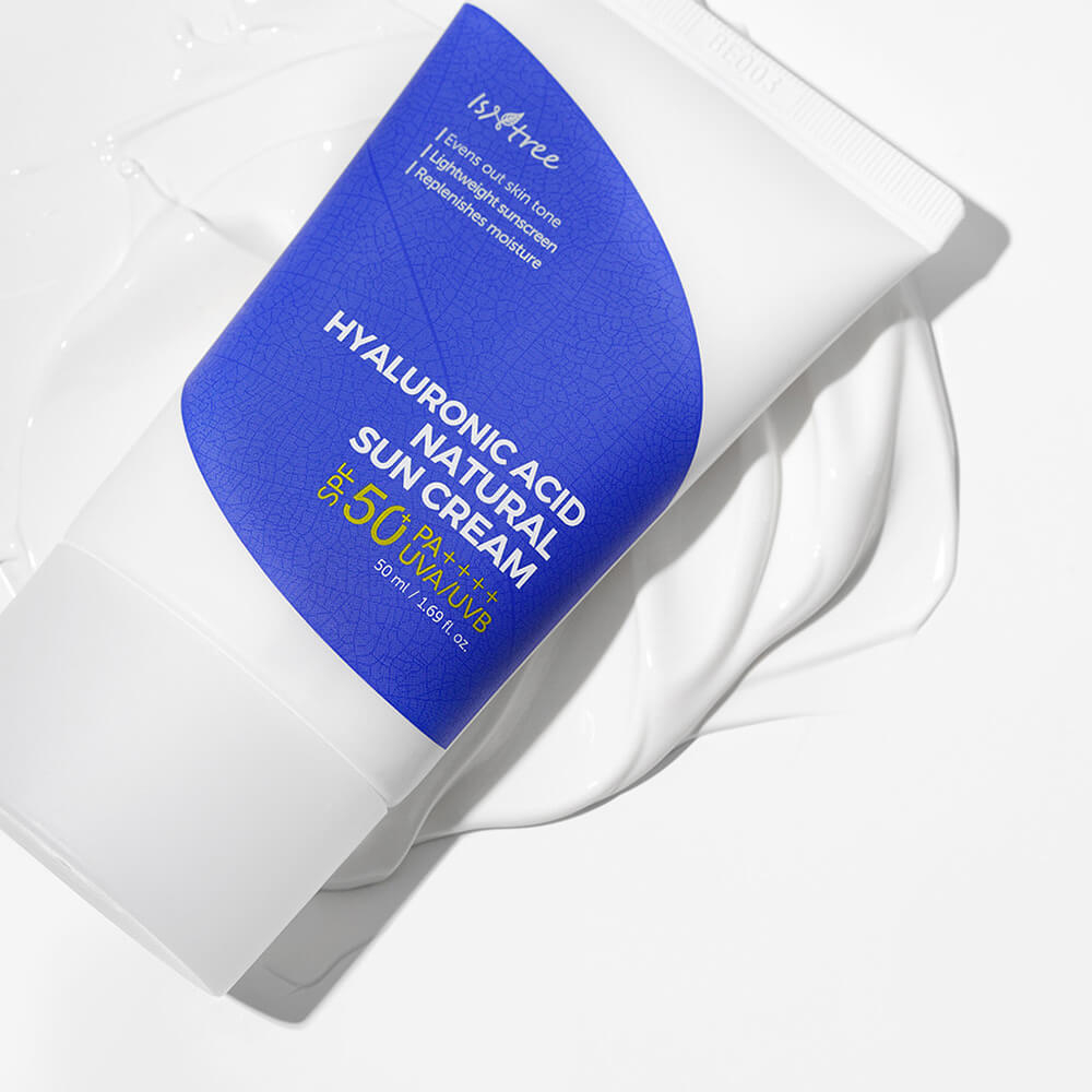 IsNtree Увлажняющий минеральный солнцезащитный крем IsNtree Hyaluronic Acid Natural Sun Cream SPF50+ PA++++, 50 мл