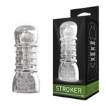 Прозрачный двусторонний мастурбатор STROKER №2 (Цвет: прозрачный)