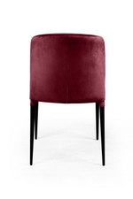 Стул Albert (Альберт), бархат винно-красный 16 new