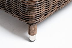 "Толедо" лаунж-зона из искусственного ротанга, цвет коричневый