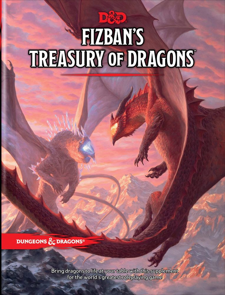 Книга приключений D&amp;D Fizban&#39;s Treasury of Dragons