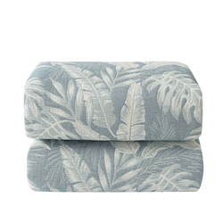 Покрывало 250х260 и 2 наволочки 50х70 Arya home Tropic синее