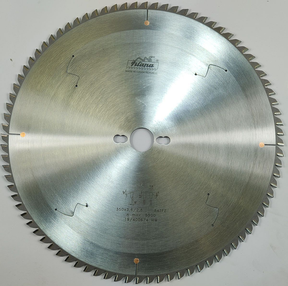 Пила дисковая TCT "Pilana" 350x3.6/2.8x30 z84 87-13 TFZ P
