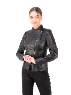 Косуха женская натуральная кожаная