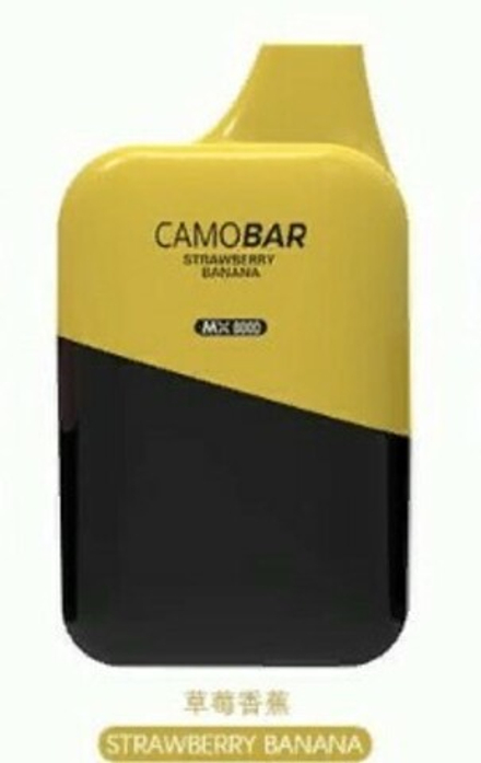CAMOBAR MX8000 Клубника-банан 8000 затяжек 20мг (2%)