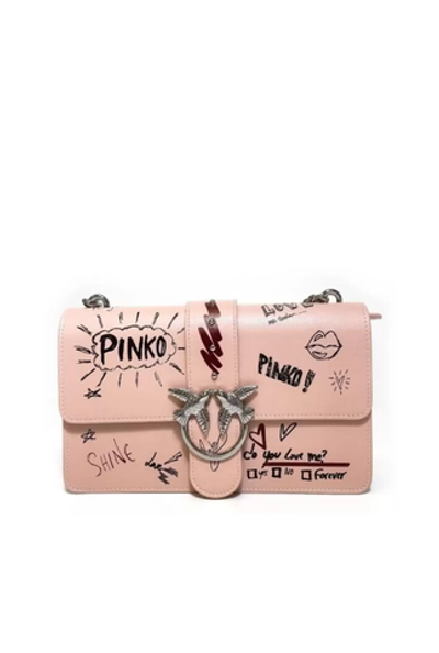 MINI LOVE BAG SIMPLY GRAFFITI - pink