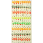 Мормышка фосфорная №12, крючок №10 (100 шт на плойке)