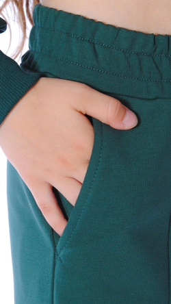 Брюки трикотажные для девочки 7-9 лет