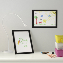 IKEA FISKBO  (ИКЕА ФИСКБО)  -  Рамка, черная, 21x30 см