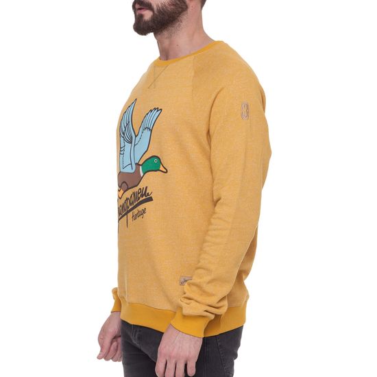 Толстовка ЗАПОРОЖЕЦ Дичь Crewneck Горчичный Меланж