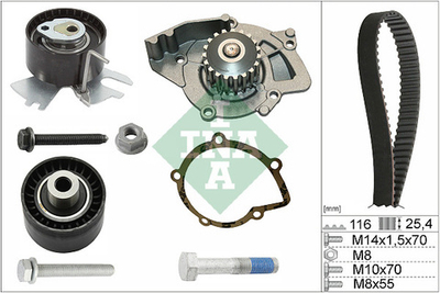 INA - 530055831-INA - Water Pump & Timing Belt Set