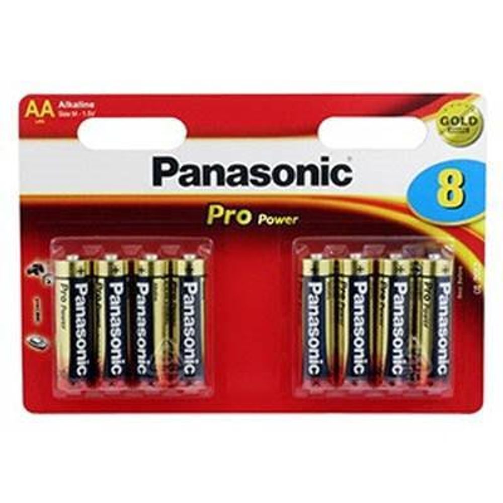 Батарейки Panasonic Pro Power AA щелочные 8 шт