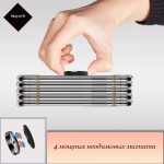 Держатель магнитный для телефона черный