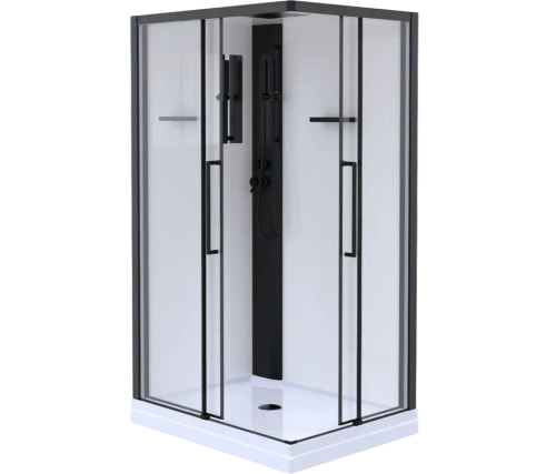 Кабина душевая Esbano (Эсбано) ESM-108CKR R, с низким поддоном, 100х80х215