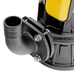 Фекальный насос FP1800-KS, 1800 Вт, напор 17 м, 26000 л/ч, нож-измельчитель Denzel