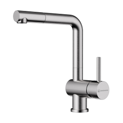 Смеситель для кухни Omoikiri Tanigawa-S-BN    Нержавеющая сталь