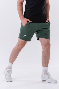 Шорты мужские Nebbia Relaxed-fit Shorts with Side Pockets 319 D.green