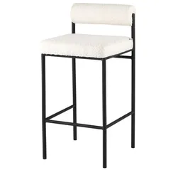 Полубарный стул Bau 65 см, молочный