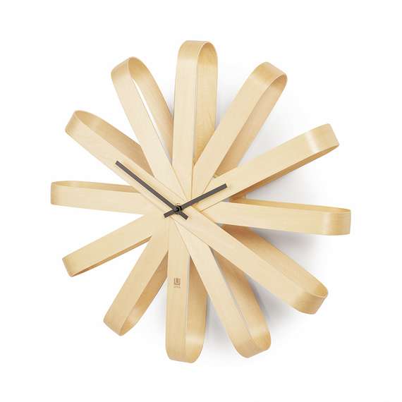 Часы настенные Ribbon Ø51 см дерево