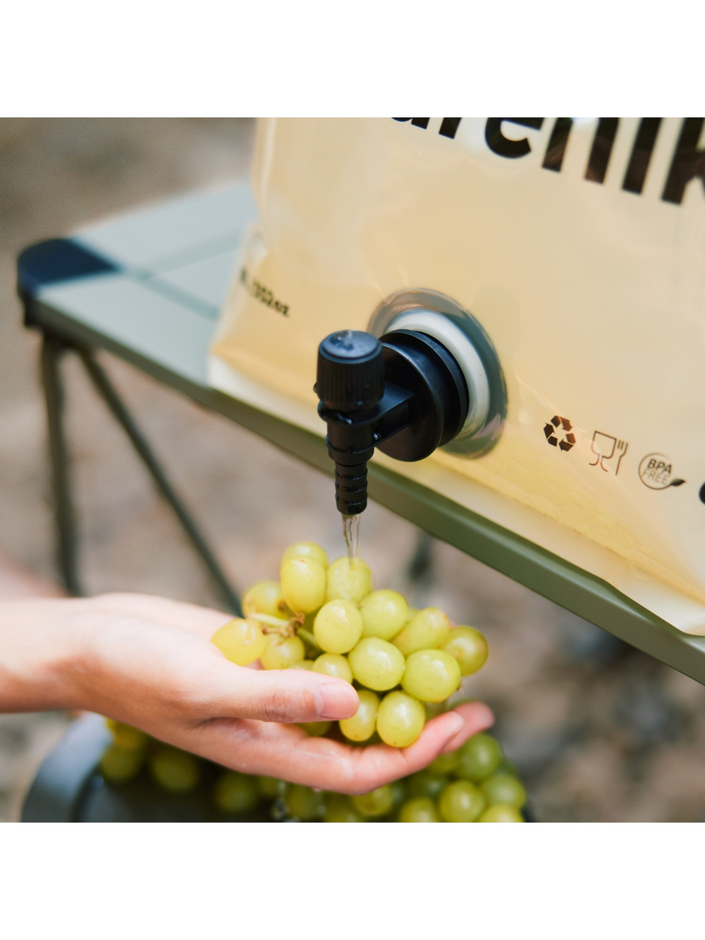 Канистра Naturehike Ling Wo для воды, 10 л., мягкая, желтая