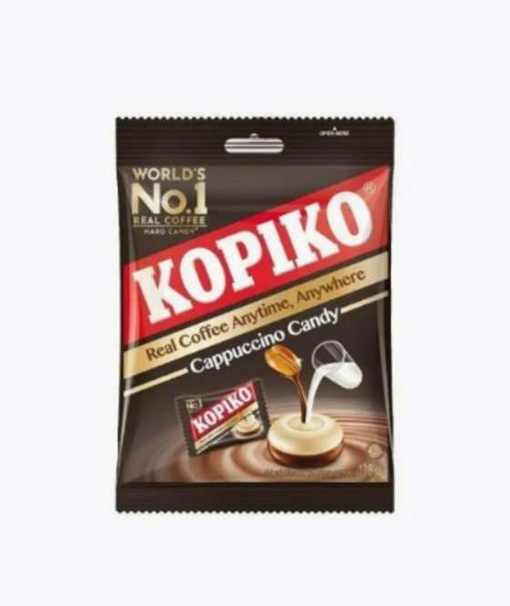 Леденцы KOPIKO Cappuccino Candy 108гх24шт