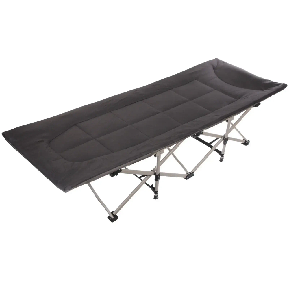 Раскладушка кемпинговая складная 188*66*41 см, черный