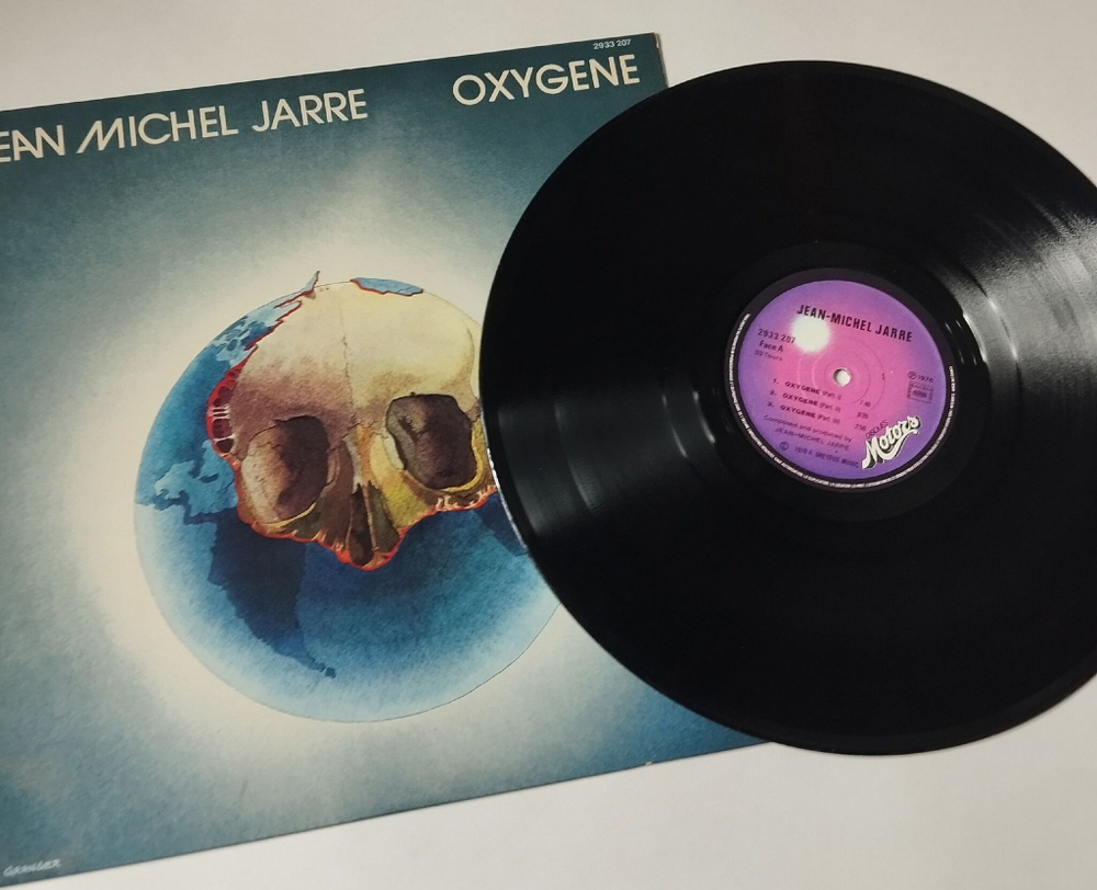 Винтажная виниловая пластинка LP Jean Michel Jarre Oxygene (France 1976) Motors