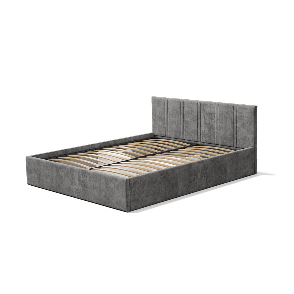 Кровать 1,6 м "Ника" КР-18 Грифельный без основания