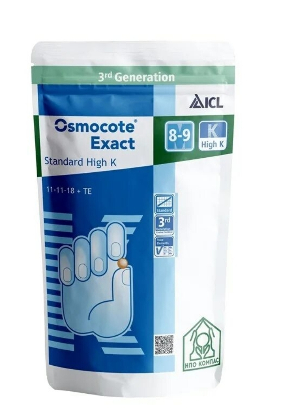 Осмокот (Osmocote) Exact 8-9 месяцев удобрение (11-11-18) 0,5кг