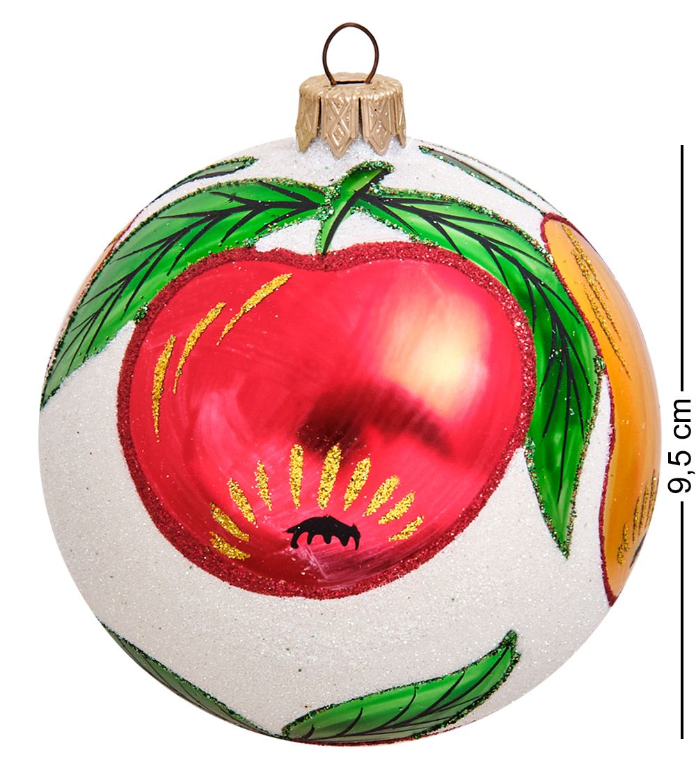 Элита НФШ-1193/3 Ел. украшение Шар «Фруктовый пейзаж» 95 мм