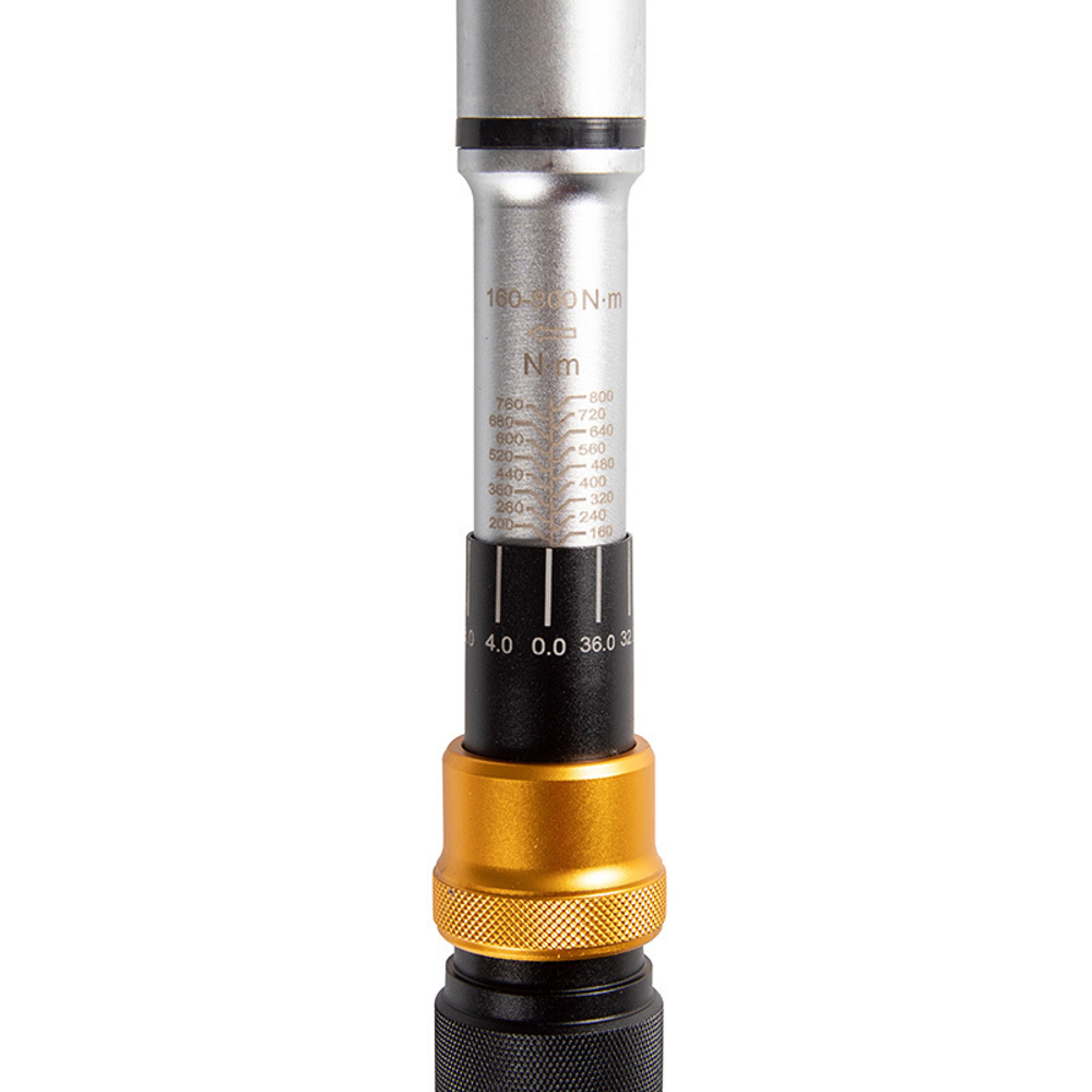 TOLSEN (TT19670) Динамометрический ключ 3/4", 160-800 Нм, для левой и правой резьбы, кейс