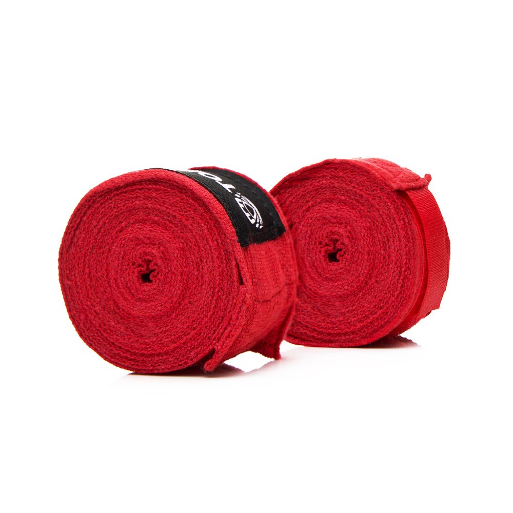 Бинт боксерский эластичный TORRES, PRL62018R, дл. 2,5 м, шир. 5 см, 1 пара, красный