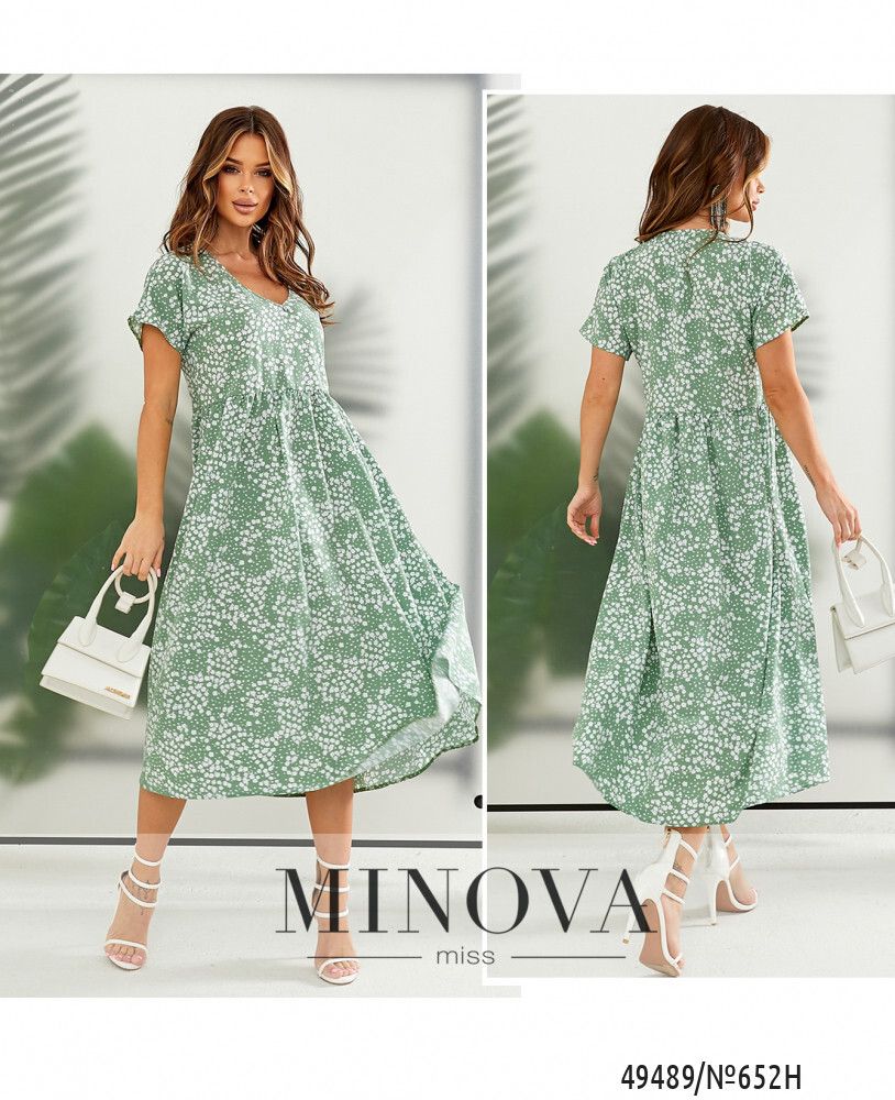 Платье 652Н-фисташковый Minova