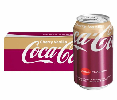 Coca-Cola США  вишня ваниль 12-шт
