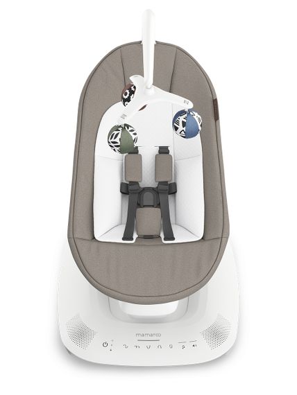 Кресло-качалка UPPAbaby Mamaroo Wells - Dark Taupe Melange